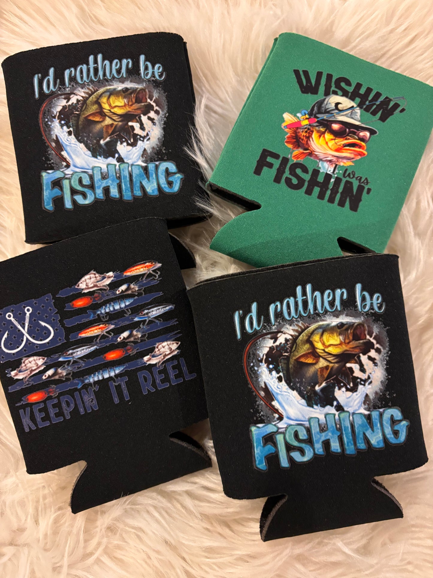FISHING KOOZIE BUNDLE OF 4