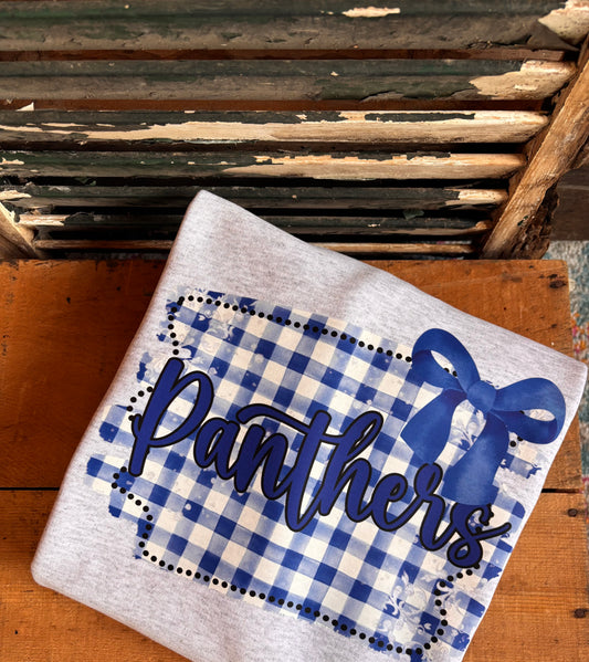 Panthers Bow Sweatshirt | Spirit Wear